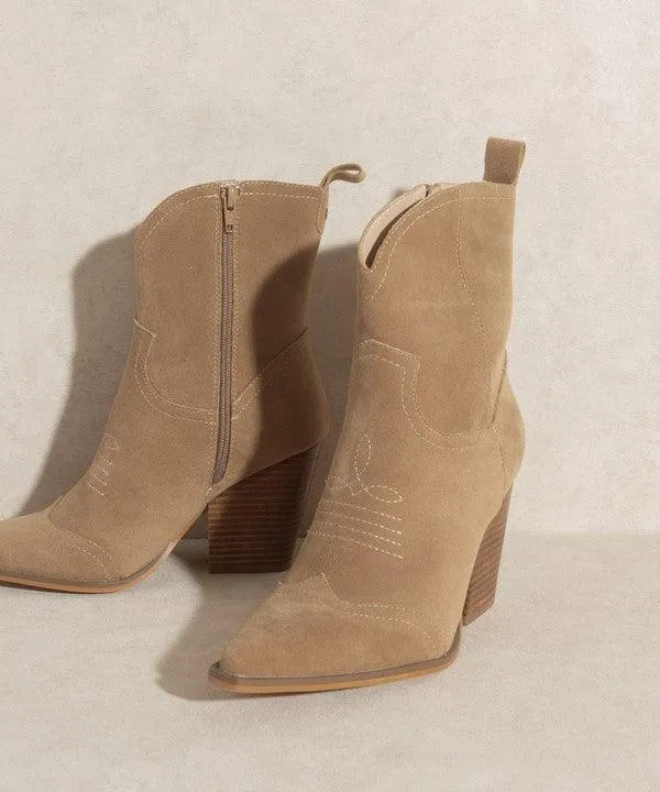 Womens Shoes Style No. Ariella - Western Short Boots