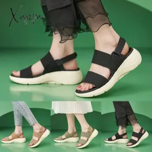 Xajzpa - New Thick Sole Sandals Lightweight Anti Slip Comfortable Casual Sports Casual Women Shoes Beach Sandals Women