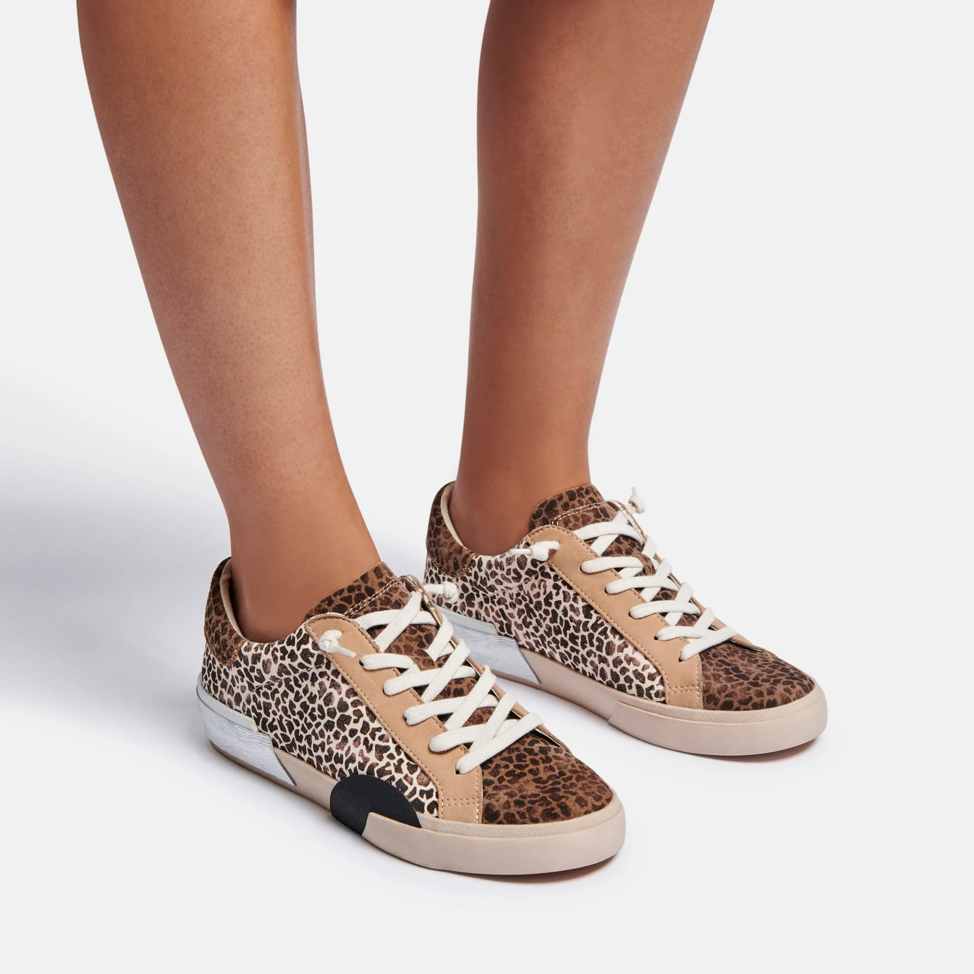 ZINA SNEAKERS LEOPARD MULTI DUSTED SUEDE